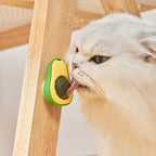 Juguete de catnip instalado con ventosa