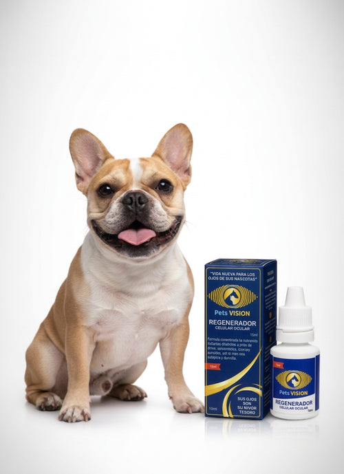 Pets Vision - gotas de cuidado ocular natural para mascotas
